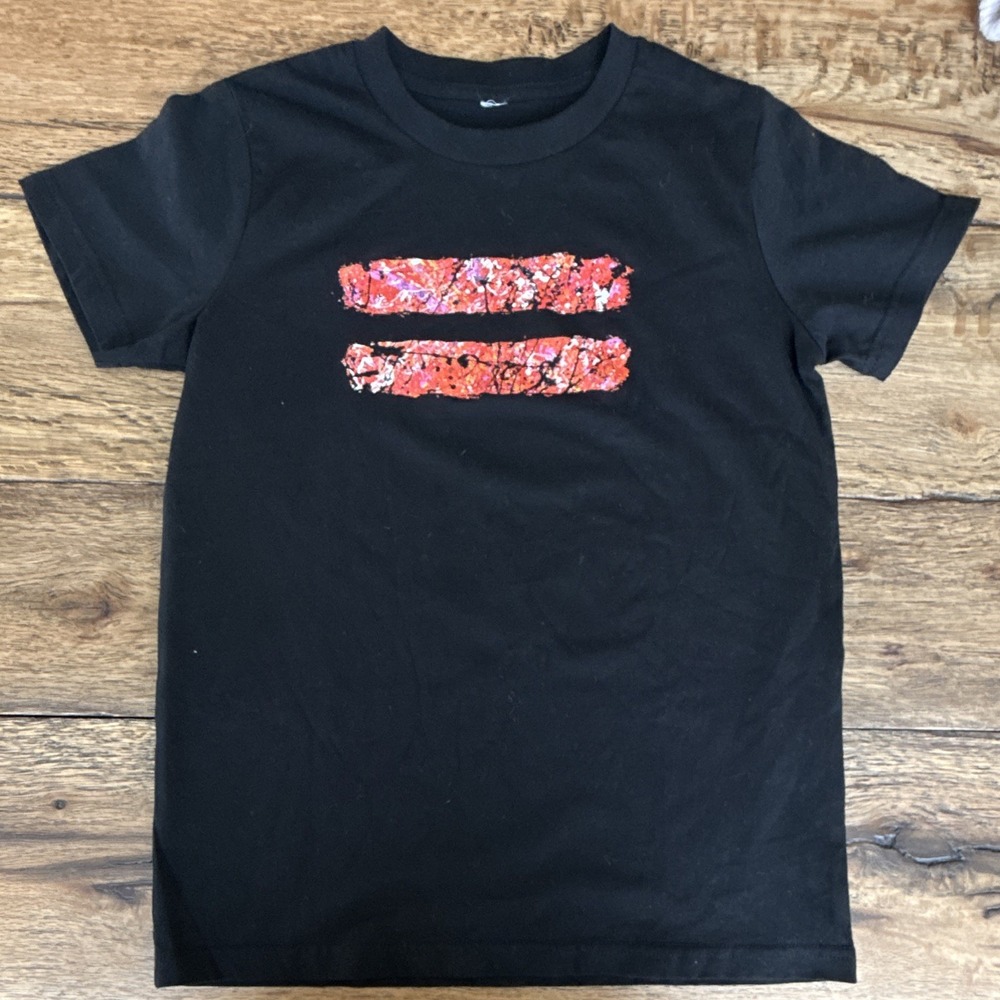 Ed Sheeran +-=÷x Black Graphic T-Shirt Medium 100% Cotton Rock & Pop Music